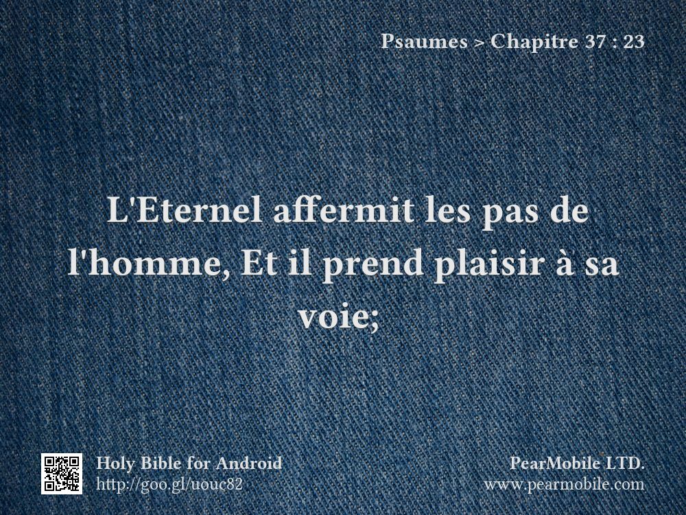 Psaumes, Chapitre 37:23